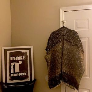 Gray & Black Tribal Print Lucky Brand Kimono-NWT!!